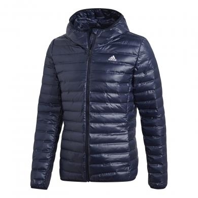 adidas Down Jacket Varilite Hooded (wind and water repellent, hood) ink blue Men